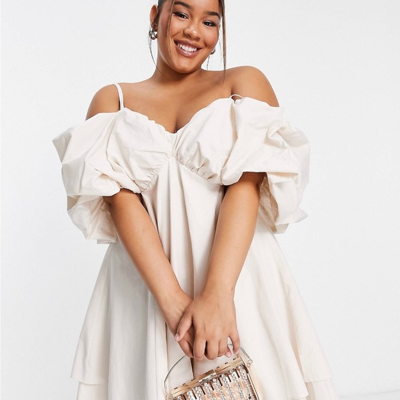 ASOS Curve Dresses & Skirts - Never worn cream dress